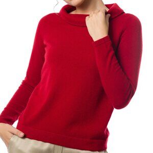 NWT! DongLi - 100% Cashmere Bardot Neck sweater in Red - Multiple Sizes